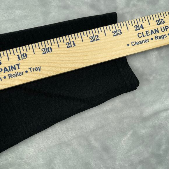 Carlisle Collection Sweater Top Medium Black Racer Stripe Crest Button Old Money - Picture 9 of 16